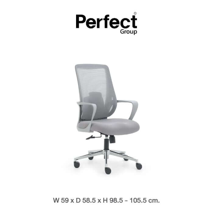 เก้าอี้ทำงานเพื่อสุขภาพ Perfect รุ่น JOCHO-GS สีเทา